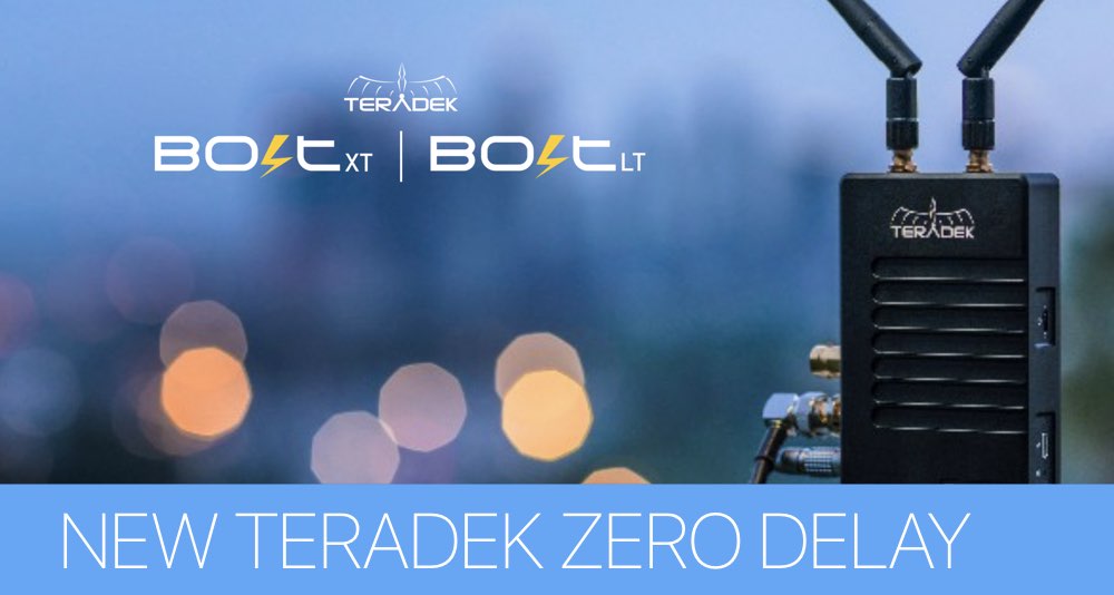 Teradek анонсирует обновление линейки беспроводных систем передачи видео без задержки Bolt XT и LT Teradek анонсирует обновление линейки беспроводных систем передачи видео без задержки Bolt XT и LT