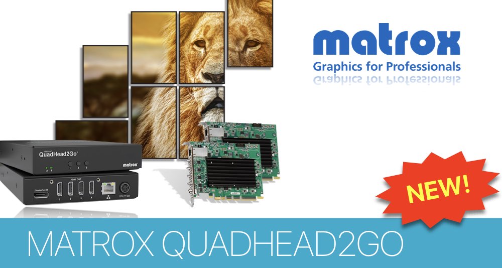 Matrox выпускает новую серию контроллеров для видеостен нового поколения Matrox выпускает новую серию контроллеров для видеостен нового поколения