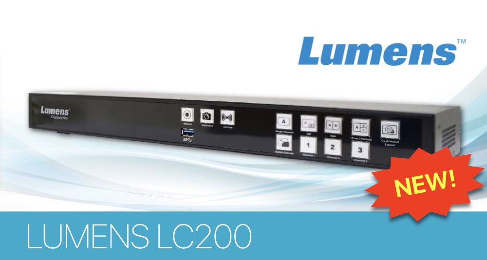 Lumens LC200 CaptureVision - медиапроцессор для прямой трансляции и записи видео Lumens LC200 CaptureVision - медиапроцессор для прямой трансляции и записи видео