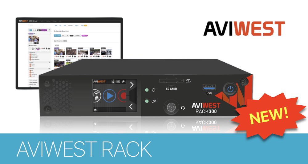 Aviwest выпускает новую серию видеокодеров RACK Aviwest выпускает новую серию видеокодеров RACK