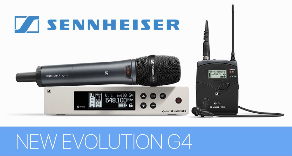 Sennheiser представил новое поколение радиосистем G4