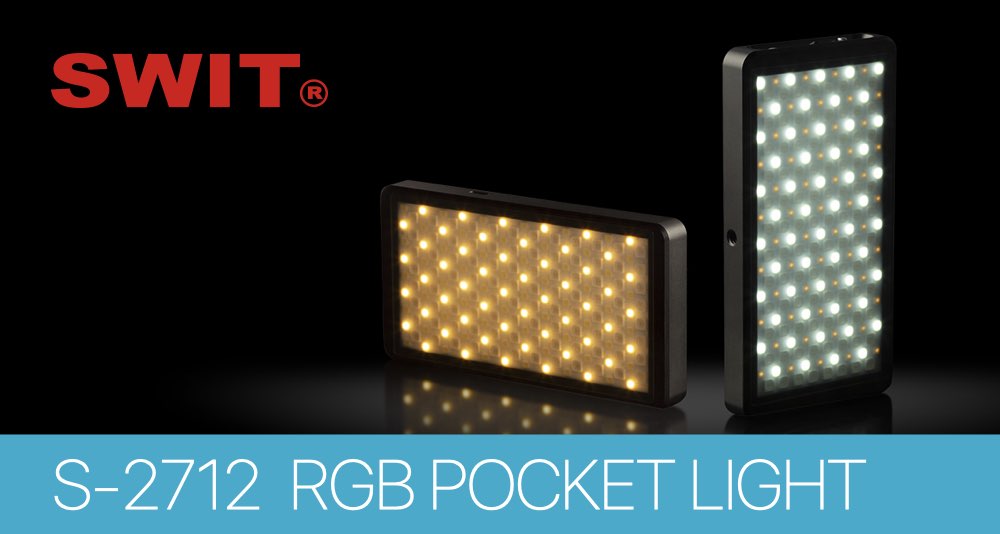 SWIT S-2712 - новый карманный RGBW LED светильник