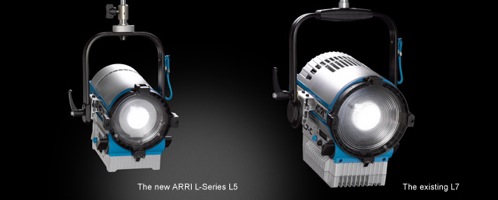 Новый светодиодный светильник ARRI L5 c линзой Френеля