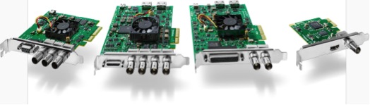 Все, что нужно для творческого подхода к 4К вещанию Описание: Decklink Capture Cards