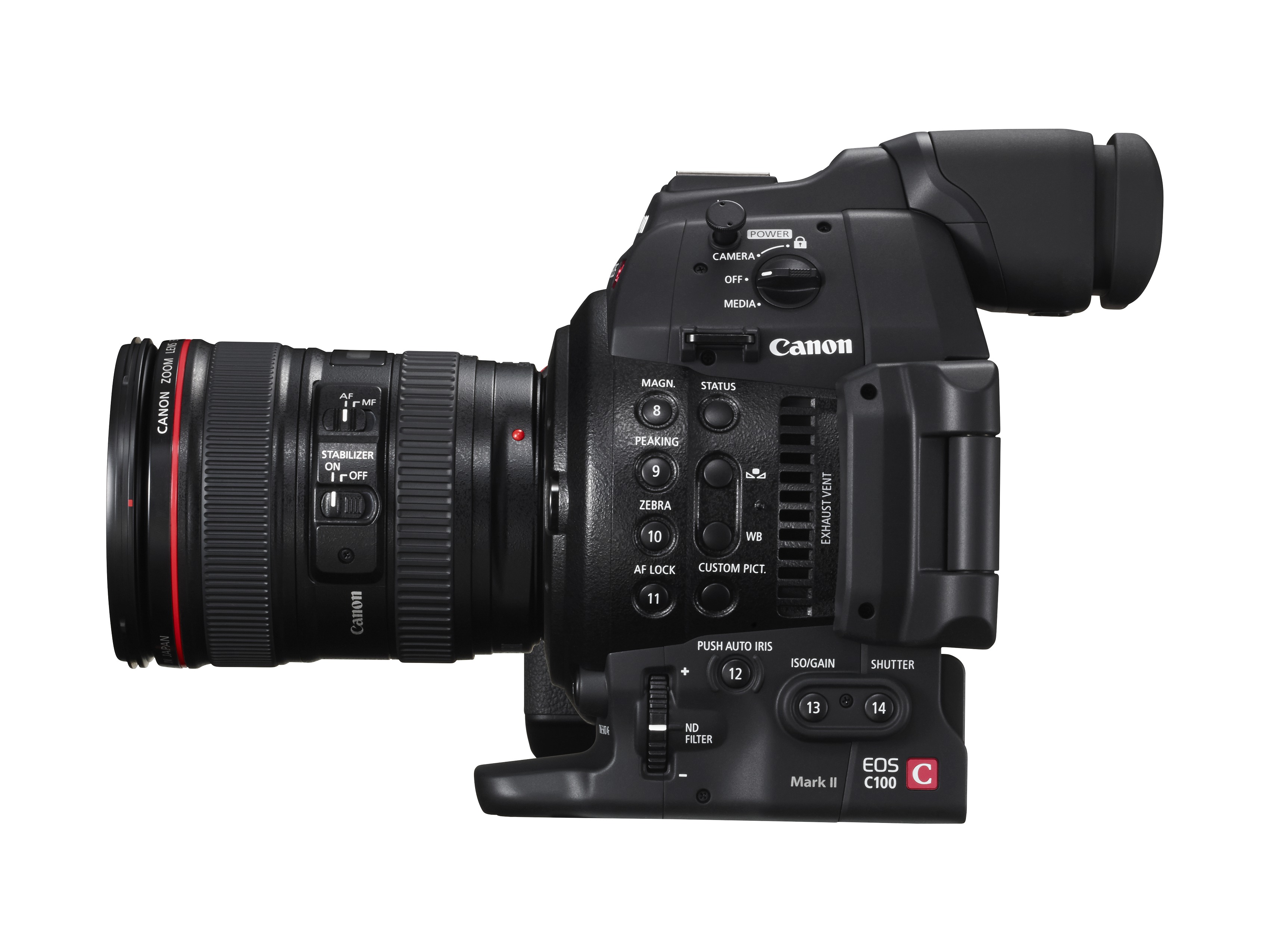 Новая камера Canon EOS C100 Mark II