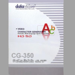 Datavideo CG-350 - Программа титрования 