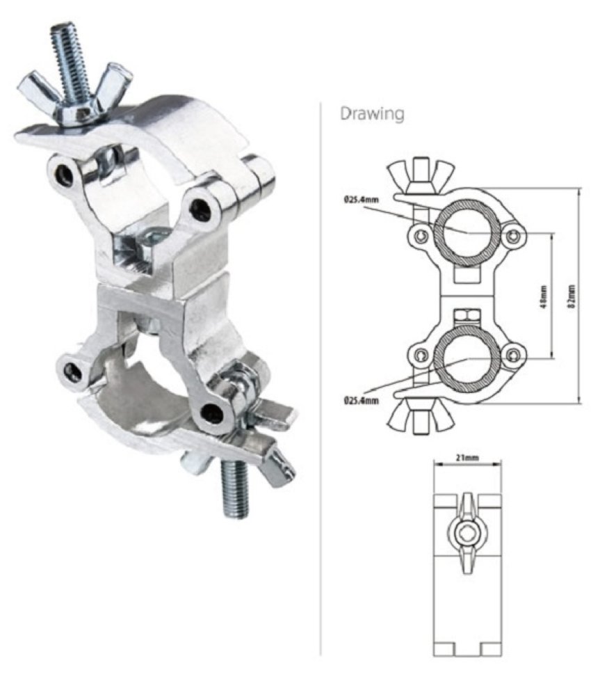  Муфта Kupo KCP-815 MINI SWIVEL COUPLER 