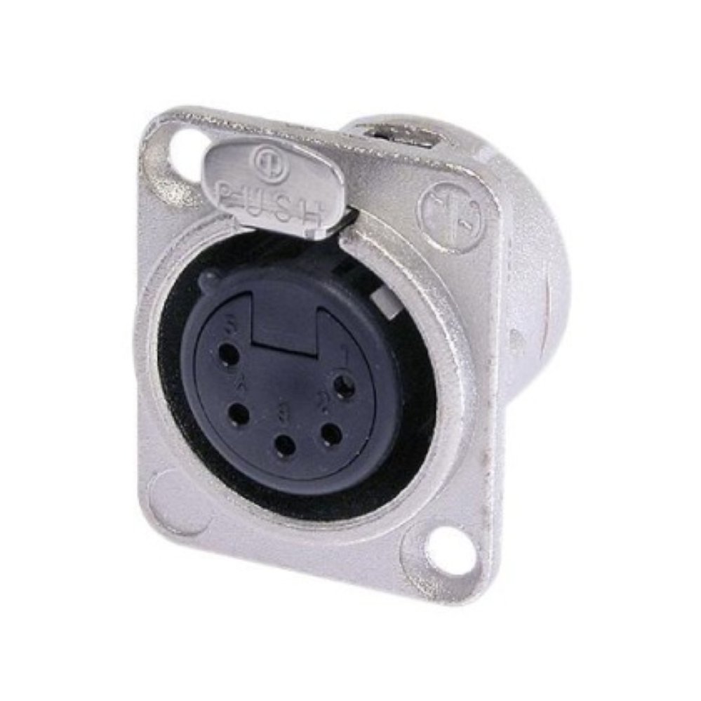  Разъем Neutrik NC5FD-L-1 панельный XLR 5пин мама 