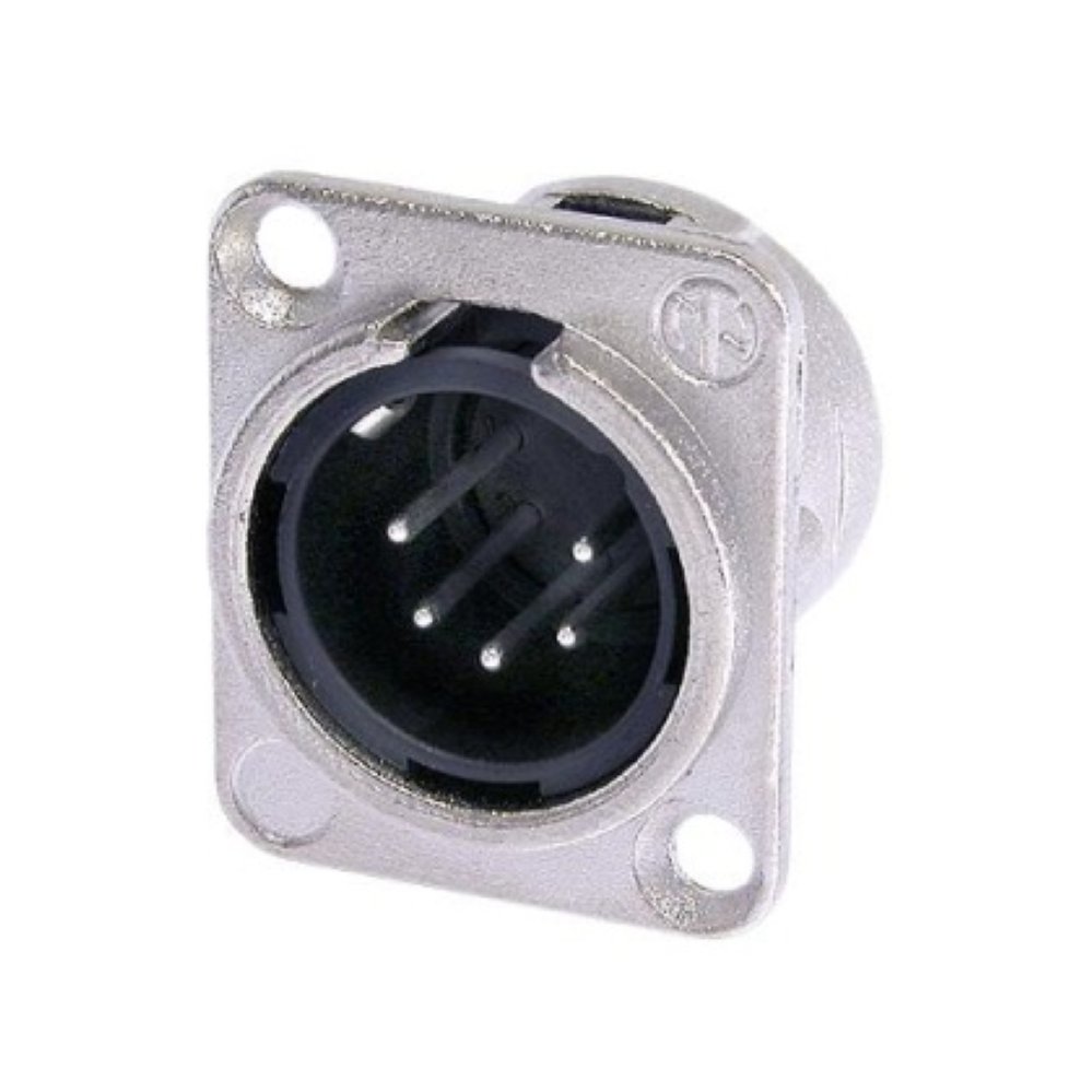  Разъем Neutrik NC5MD-L-1 панельный XLR male 5пин 