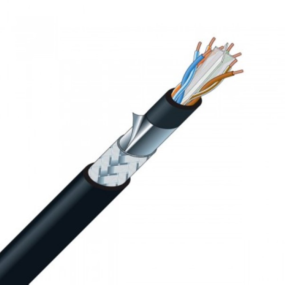  Кабель CANARE RJC6-4P-SFM - Cat6 STP (SF/UTP) гнучкий 