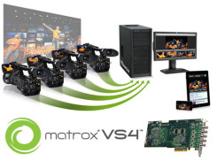 Matrox VS4 четырехвходовая HD-SDI плата захвата 