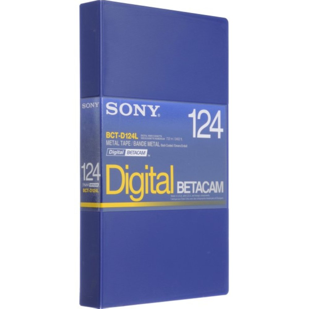  Видеокассета Sony BCT-D124L 124мин 