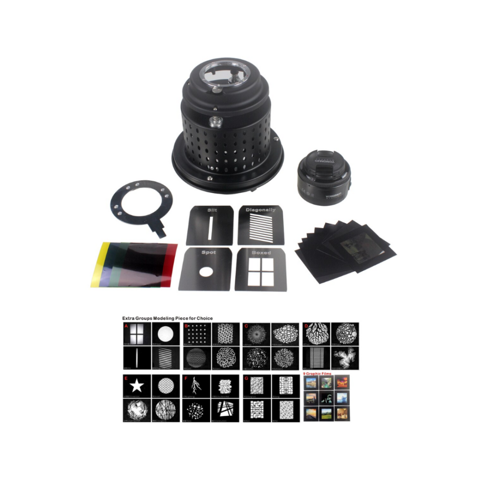  Набор модификатора света с оптикой и гобо Visio ZOOM-01S 