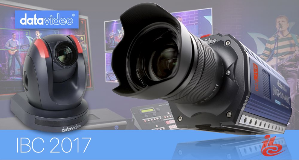 Datavideo на IBC 2017. Стриминг в микшерах, камерах и просто кодерах