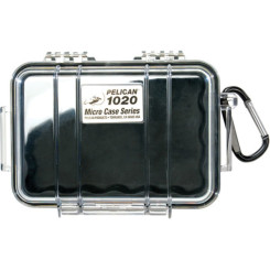 Peli 1020 MicroCase Black Liner Clear 