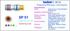 Tasker SP51 RCA socket разъём кабельный 