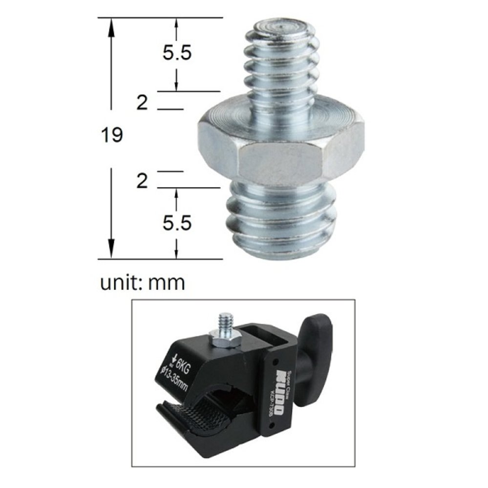  Адаптер-переходник Kupo KS-054 3/8 M-1/4 M Adapter Spigot 