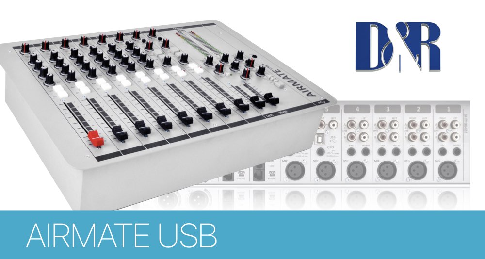На склад поступили радио консоли Airmate USB от голландской компании D&R