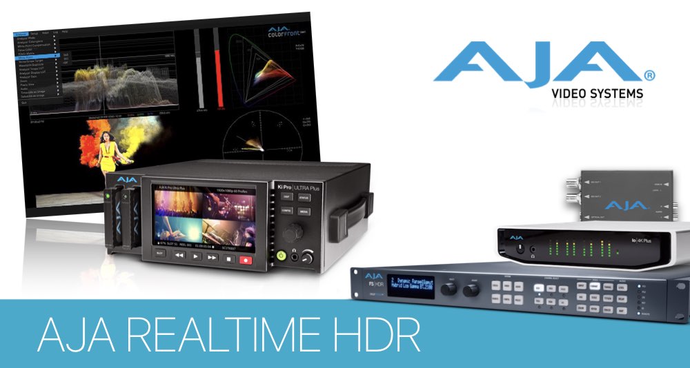 Рабочий процесс HDR в реальном времени на AJA Рабочий процесс HDR в реальном времени на AJA